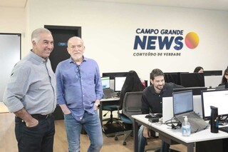 Governador e ex-governador parabenizam Campo Grande News pelos 27 anos Governador e ex-governador parabenizam Campo Grande News pelos 27 anos