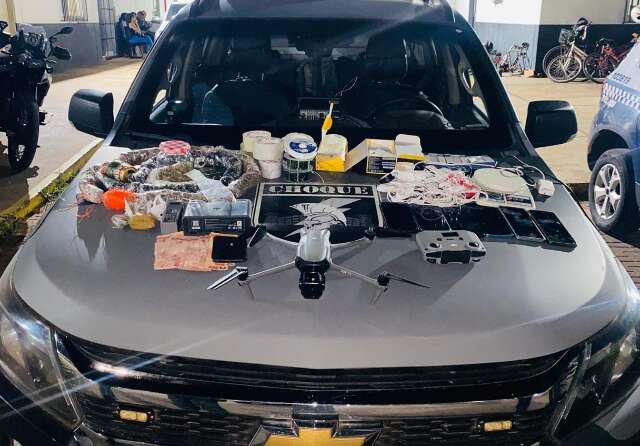 Drone, drogas e celulares: opera&ccedil;&atilde;o desmonta esquema que abasteceria pres&iacute;dio