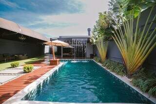 S&eacute;rgio fez ref&uacute;gio com piscina e estrutura completa para festas incr&iacute;veis 