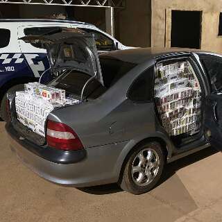 Persegui&ccedil;&atilde;o a comboio tem tiros e apreens&atilde;o de carro "recheado" de cigarros