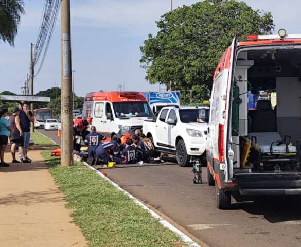 Morre ciclista atropelado por caminhonete na Avenida Gunter Hans