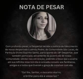 Comunidade cat&oacute;lica lamenta morte de jovem de 25 anos 