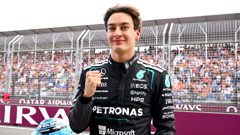 Russell conquista pole e Bortoleto larga em 10&ordm; na abertura da temporada da F1 