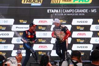 Com largada no calor e fim na chuva, Copa Truck define campe&otilde;es em Campo Grande