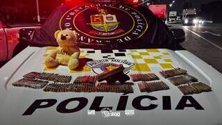 Com arma e 160 muni&ccedil;&otilde;es coladas ao corpo, mulher que saiu de MS &eacute; presa em SP