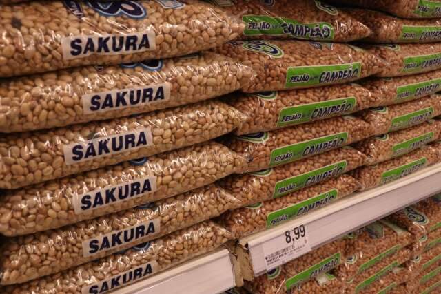 Com feij&atilde;o 22% mais caro, cesta b&aacute;sica fica em R$ 780 em Campo Grande