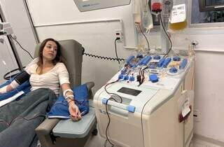 Telefonema muda rotina de m&atilde;e em MS e vira chance de vida para paciente