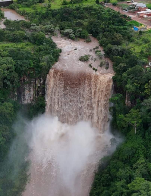 Parque Salto do Sucuriú fecha trilhas após aumento do nível do rio
