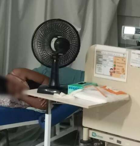 Com ar-condicionado quebrado, pacientes voltam a sofrer com calor no HR