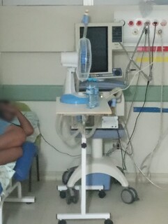 Com ar-condicionado quebrado, pacientes voltam a sofrer com calor no HR