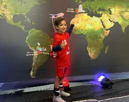 Prod&iacute;gio de MS &eacute; convocado aos 8 anos para testes em gigantes da Europa