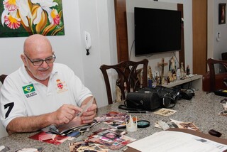 Al&eacute;m do Pantanal, Sayegh tem fotos com o Papa, Pel&eacute; e at&eacute; a Gretchen