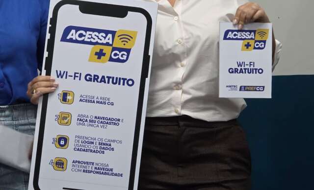 Campo Grande ganha aplicativo de servi&ccedil;os e 187 novos pontos de Wi-Fi p&uacute;blico