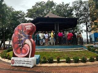 Evento no Dia Mundial do Rim vira chance de exames para aposentada com dores