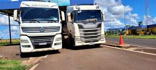 PRF encontra 545 pneus em duas carretas rodotrens, 2&ordm; caso desta semana