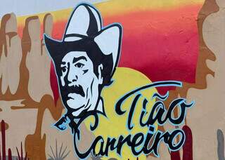 De Jo&atilde;o Carreiro a Rita Lee, grafiteiro espalha cores e m&uacute;sica pelos bairros