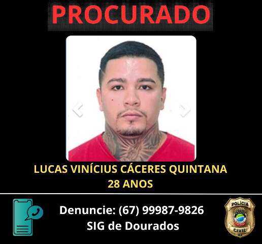 Pol&iacute;cia divulga foto de homem procurado por tentativa de homic&iacute;dio