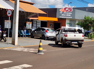 Condutor atinge motociclista em outro acidente em corredor de &ocirc;nibus