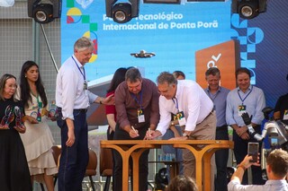 Parque tecnol&oacute;gico &eacute; inaugurado na fronteira com foco em inova&ccedil;&atilde;o e empregos 