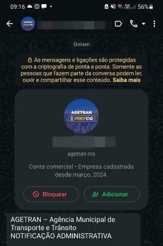 Golpistas usam nome da Agetran em mensagens falsas e &oacute;rg&atilde;o faz alerta
