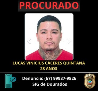 Polícia divulga foto de homem procurado por tentativa de homicídio Polícia divulga foto de homem procurado por tentativa de homicídio