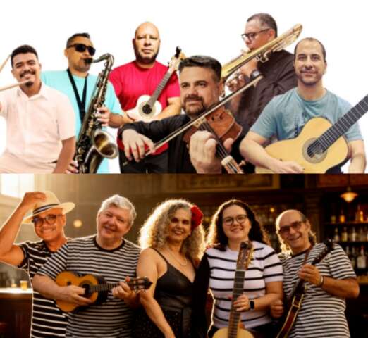 Tarde de choro e samba re&uacute;ne m&uacute;sicos e p&uacute;blico em encontro de bar na Capital