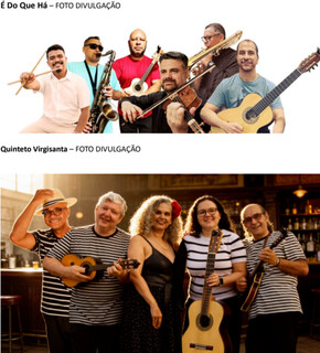 Tarde de choro e samba re&uacute;ne m&uacute;sicos e p&uacute;blico em encontro de bar na Capital