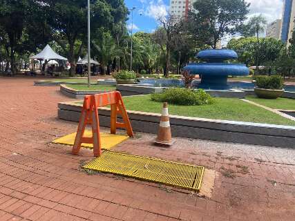 Pra&ccedil;a Ary Coelho passa por manuten&ccedil;&atilde;o e ter&aacute; bebedouro para pets