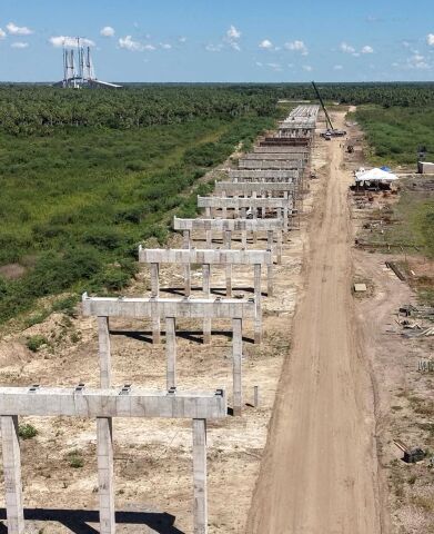 "Com viaduto e drenagem, obras da Rota Bioceânica avançam"