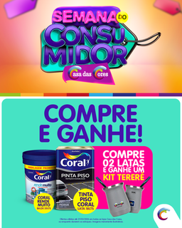 Compre e ganhe na Semana do Consumidor Casa das Cores!