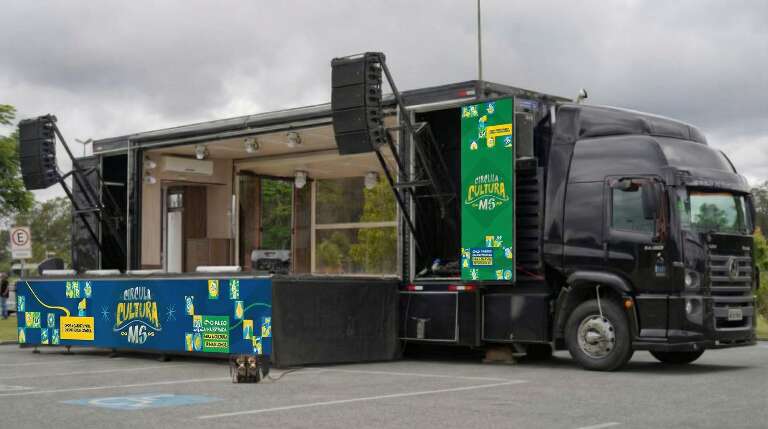 Carreta-palco vai percorrer 40 cidades com apresentações gratuitas em MS