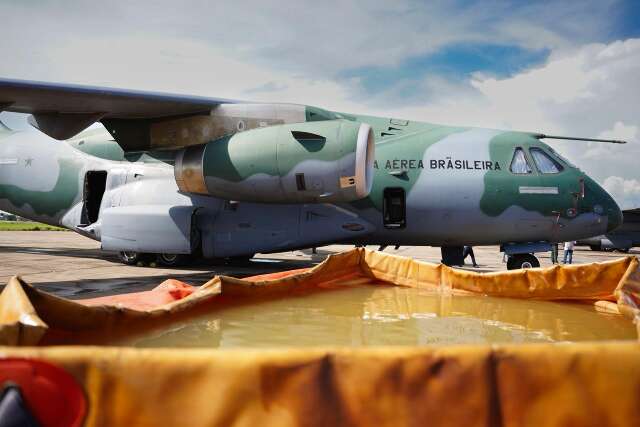 Avi&atilde;o que combateu fogo no Pantanal &eacute; usado em aulas para militares de 14 pa&iacute;ses