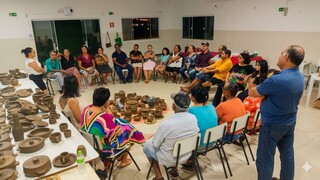 Projeto quer fortalecer artesanato e gerar renda em Nova Porto XV