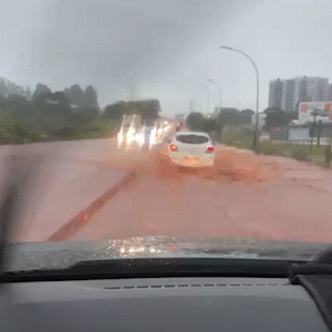 Chuva causa transtornos na Capital, mas traz al&iacute;vio para a zona rural 