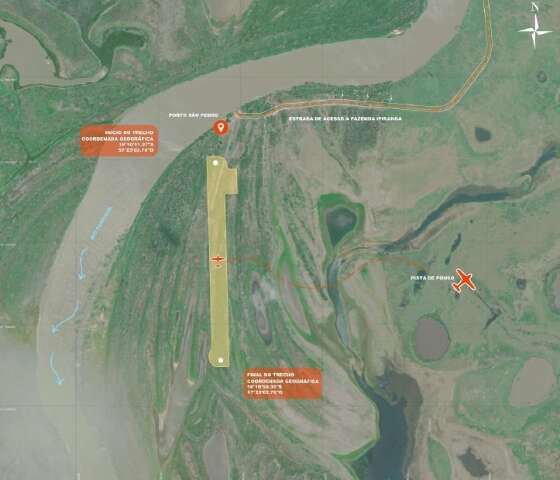 Perto da Serra do Amolar, aer&oacute;dromo deve melhor socorro ao Pantanal em inc&ecirc;ndios