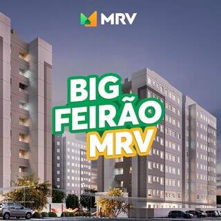 Big Feir&atilde;o MRV tem apartamentos a partir de R$ 220 mil em Campo Grande
