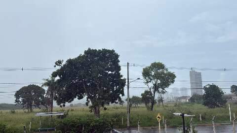 Chuva abre primeira tarde de outono em Campo Grande 