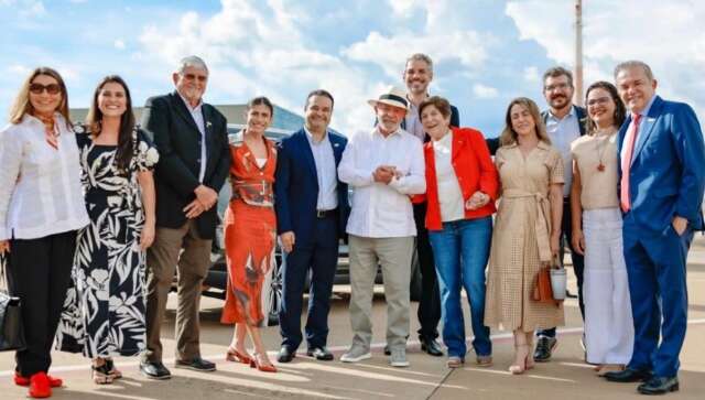 &ldquo;Vamos vencer&rdquo;, disse Lula a F&aacute;bio Trad e Gilda, pr&eacute;-chapa do PT para o Governo