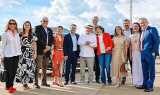 &ldquo;Vamos vencer&rdquo;, disse Lula a F&aacute;bio Trad e Gilda, pr&eacute;-chapa do PT para o Governo