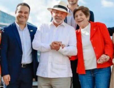 &ldquo;Vamos vencer&rdquo;, disse Lula a F&aacute;bio Trad e Gilda, pr&eacute;-chapa do PT para o Governo