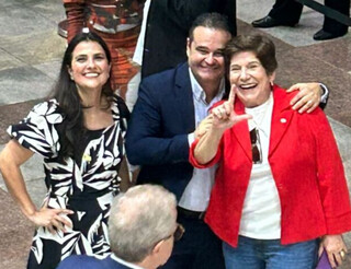 &ldquo;Vamos vencer&rdquo;, disse Lula a F&aacute;bio Trad e Gilda, pr&eacute;-chapa do PT para o Governo