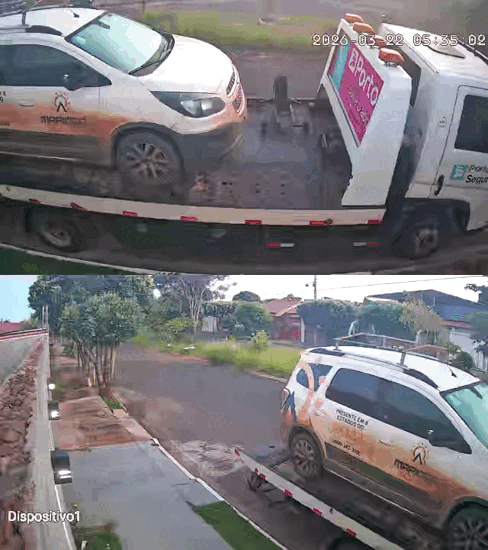 Em alta velocidade, motorista bate em guincho estacionado em avenida