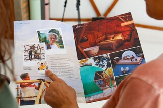 Desenho no guardanapo vira casa redonda que fica pronta em 45 dias