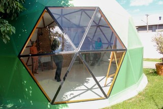 Desenho no guardanapo vira casa redonda que fica pronta em 45 dias