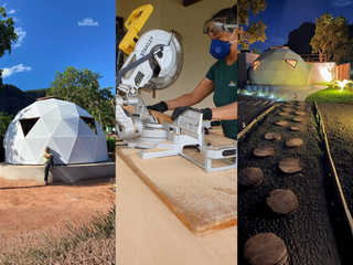 Desenho no guardanapo vira casa redonda que fica pronta em 45 dias