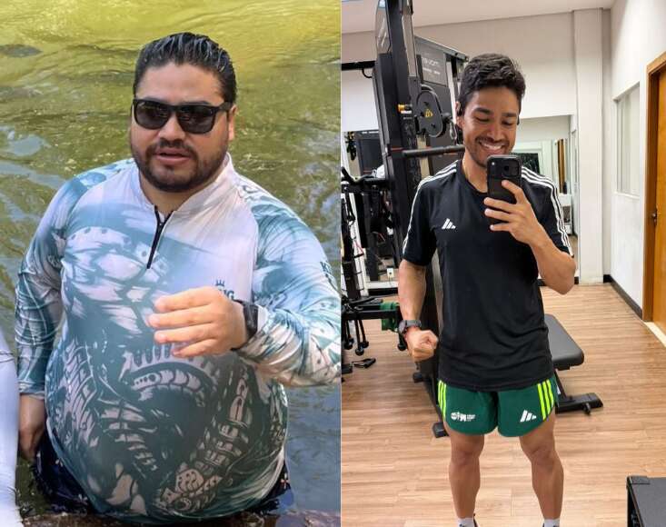 Na contramão das canetinhas, Jhonatan perdeu 55 kg 'na raça'