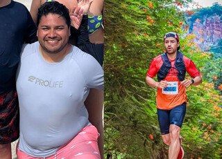 Na contram&atilde;o das canetinhas, Jhonatan perdeu 55 kg 'na ra&ccedil;a'