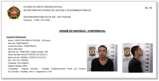 Ladrão que roubou delegada em MS é "convocado" para comando do PCC em SP Ladrão que roubou delegada em MS é "convocado" para comando do PCC em SP