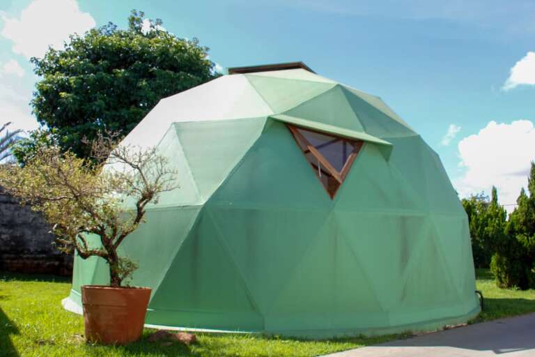 Desenho no guardanapo vira casa redonda que fica pronta em 45 dias