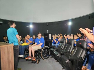 Planetário, cinema e feira científica movimentam evento internacional na Capital Planetário, cinema e feira científica movimentam evento internacional na Capital